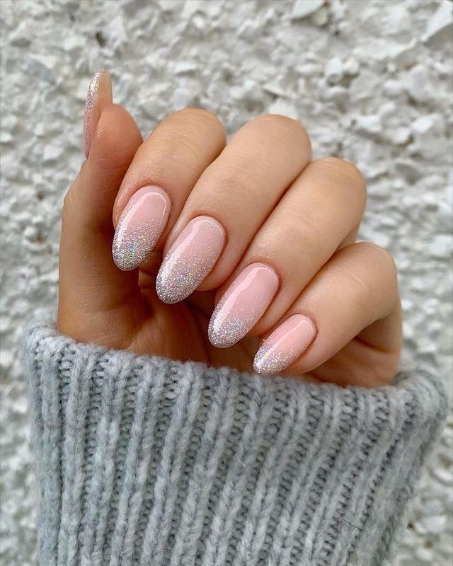 All Glitter Prom Nail Art