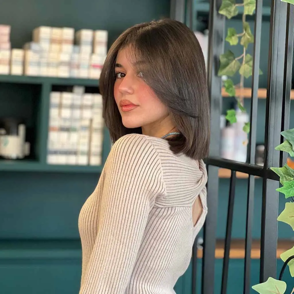 Bob Cut With Face Framing Layers