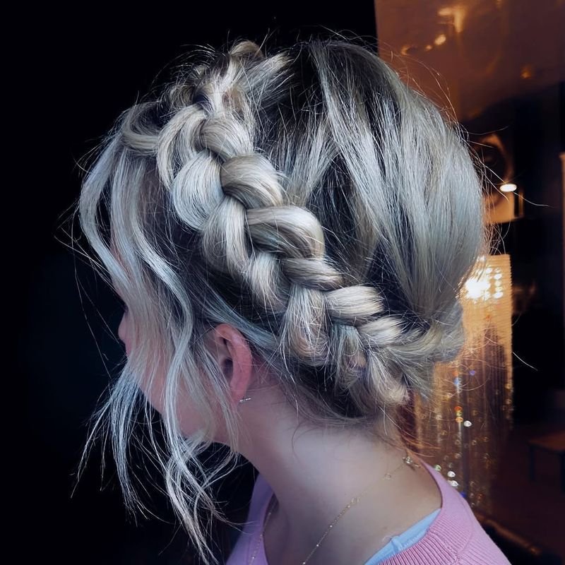 Braided Halo Crown