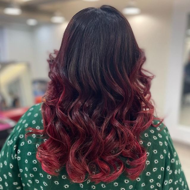 Cherry Cola Balayage