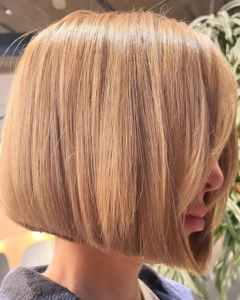 Chin Length Bob with Highlights