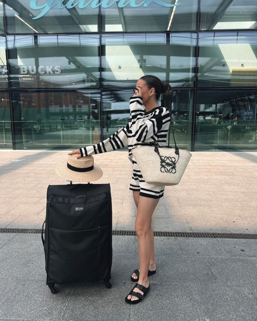 Co ordinating Tee Striped Shorts
