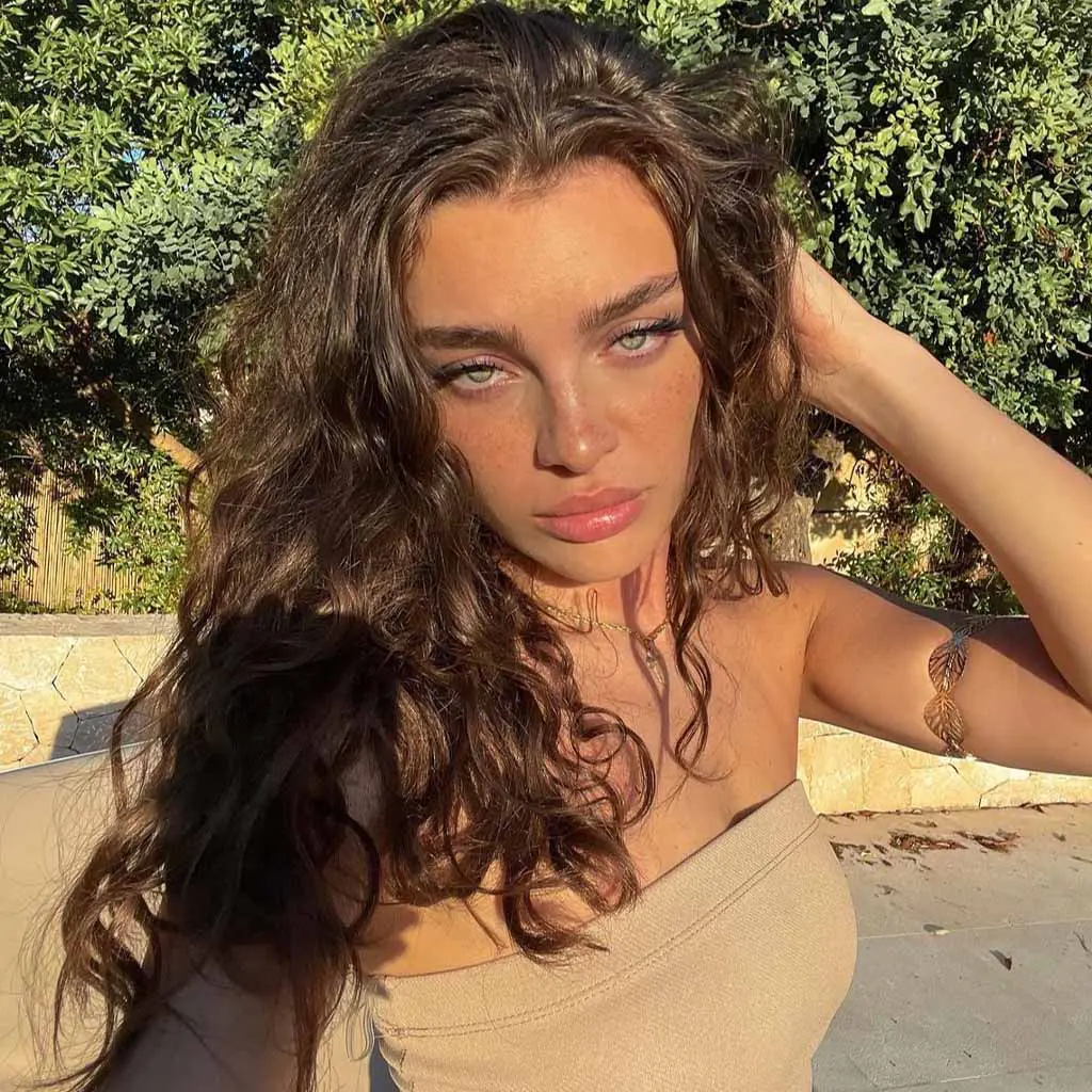 Curly Brown Long Hair