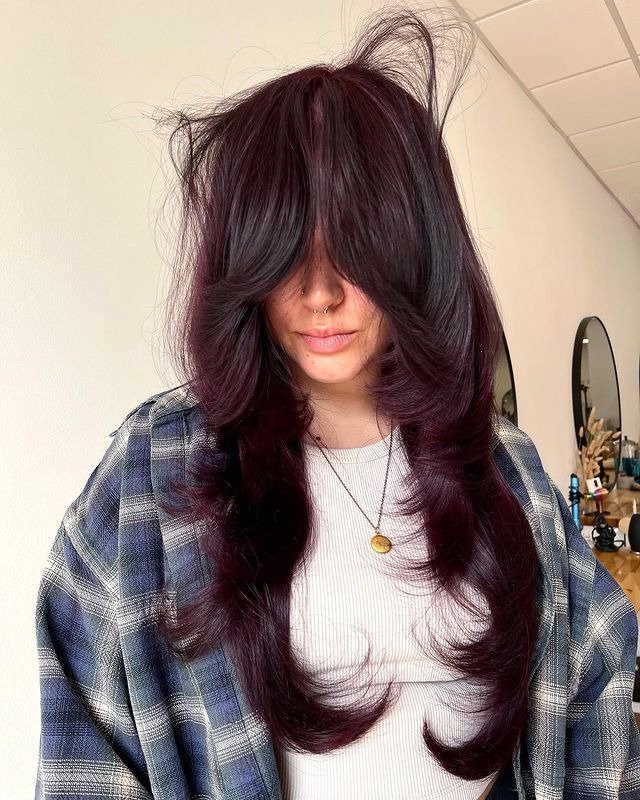 Dark Plum Layers