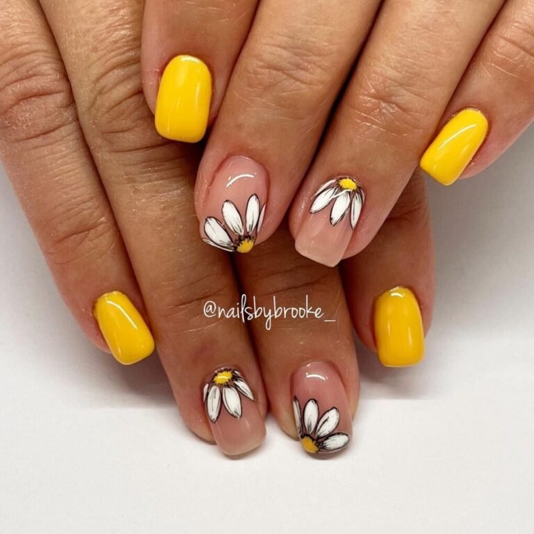 Floral Cruise Chic Nails