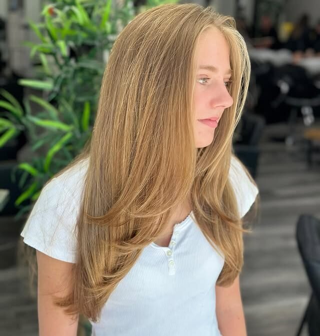 Invisible Layers Long Haircut