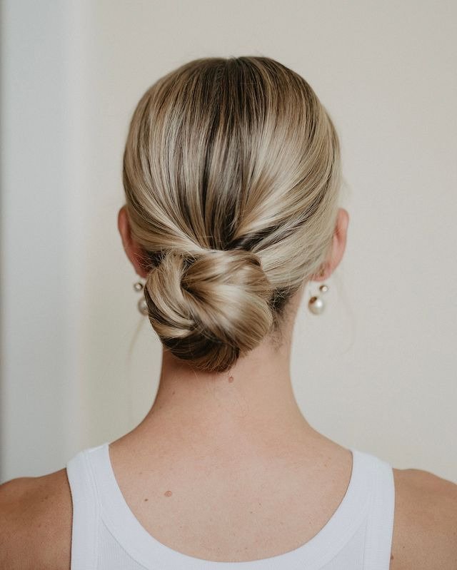 Knotted Low Bun