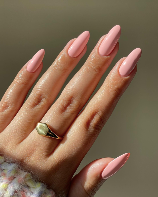 Lightest Pink Nails