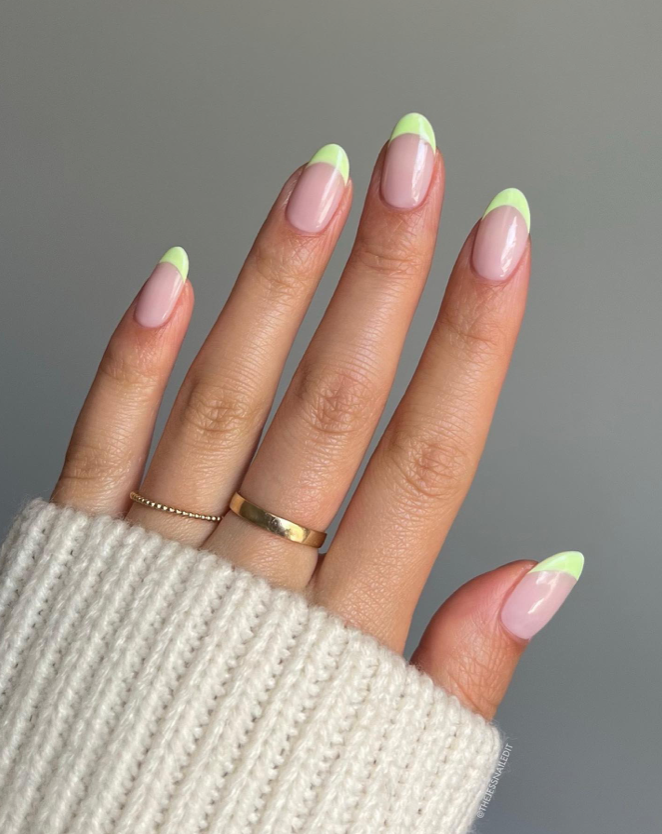Lime Spring Nail Tips