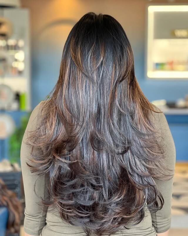 Long Choppy Cut