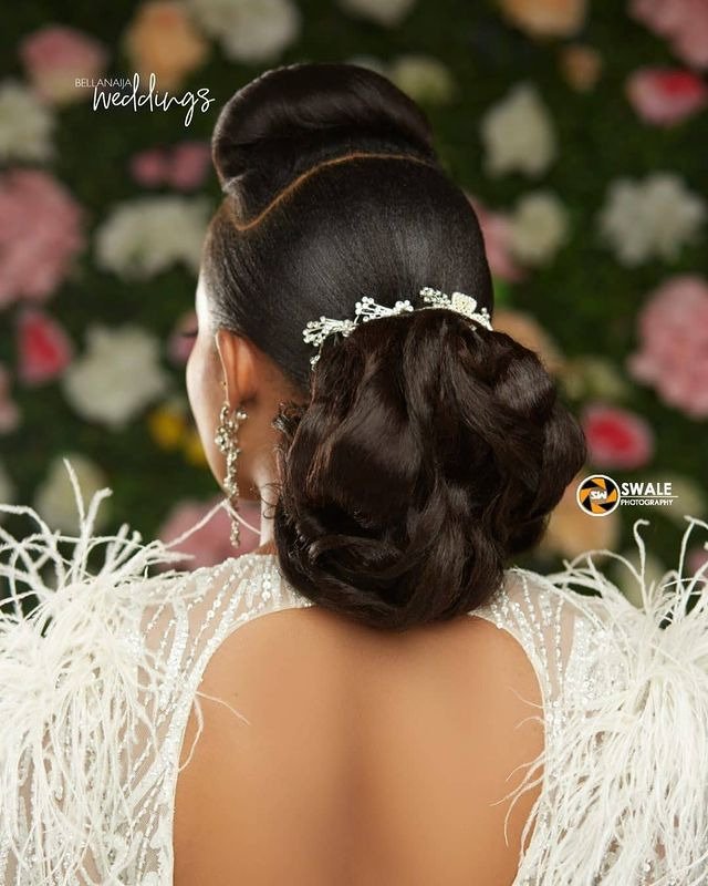 Low Rolled Bun Updo