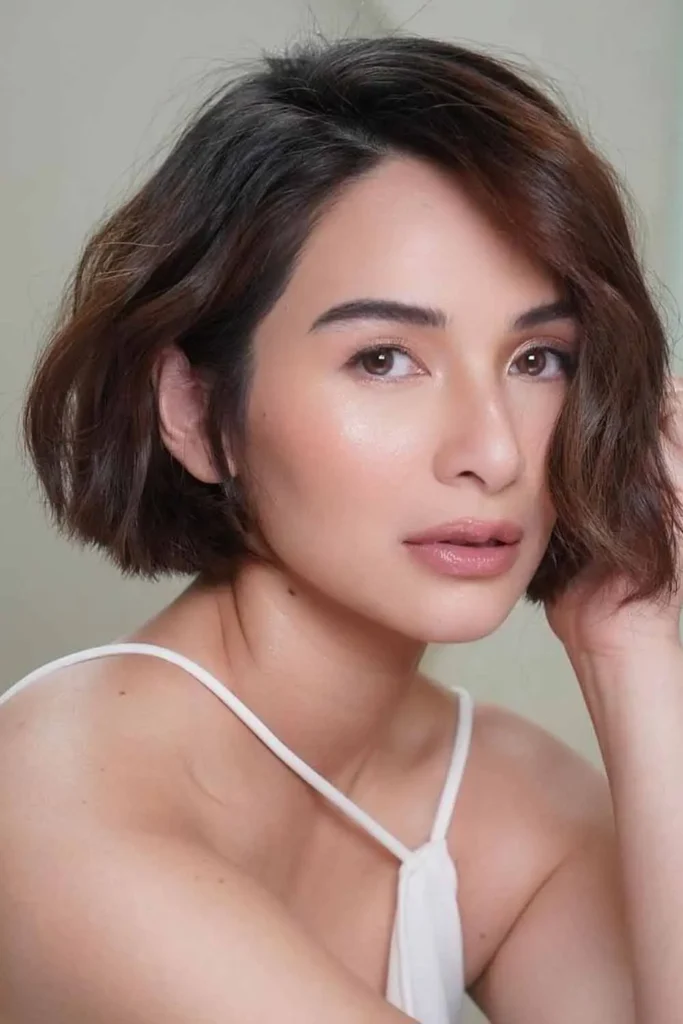 Natural Textured Tousled Bob