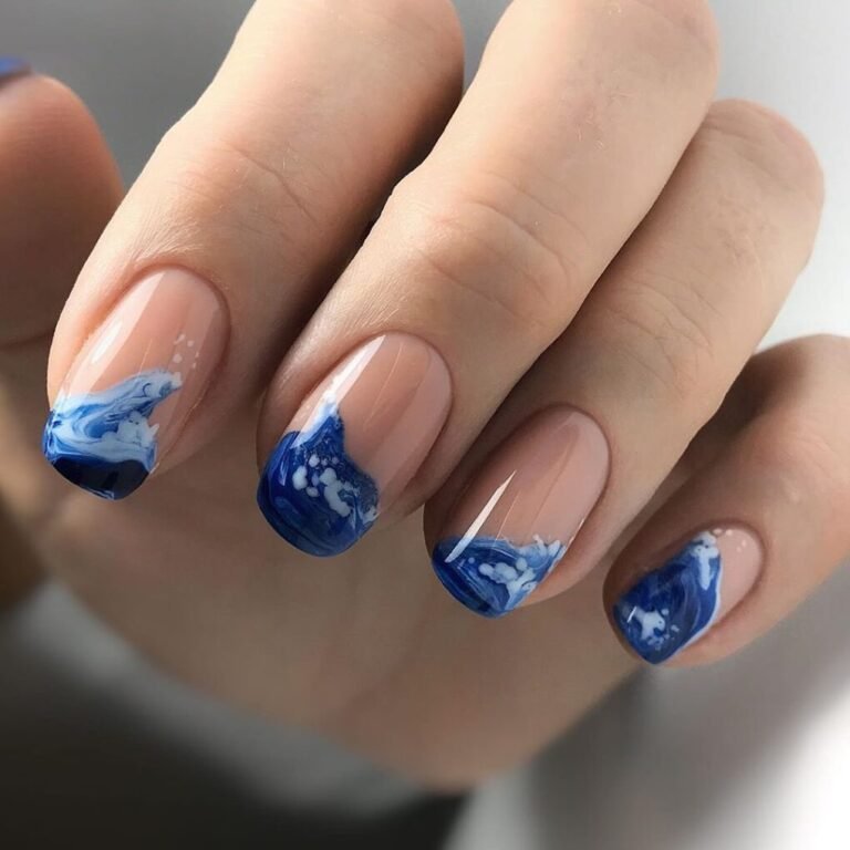 Ocean Wave Nails