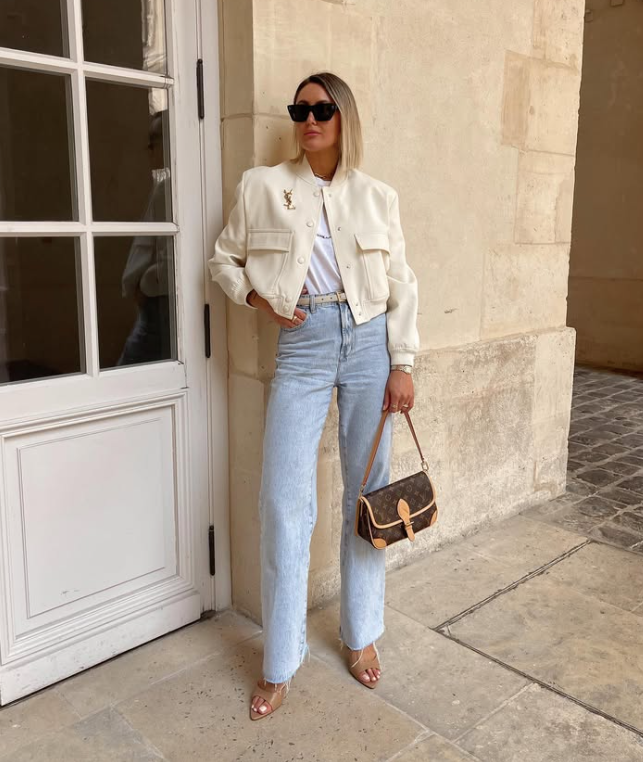 Old Money Denim and Cardigan