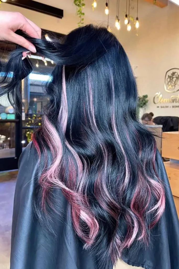 Pink Whisper Peekaboo Highlights