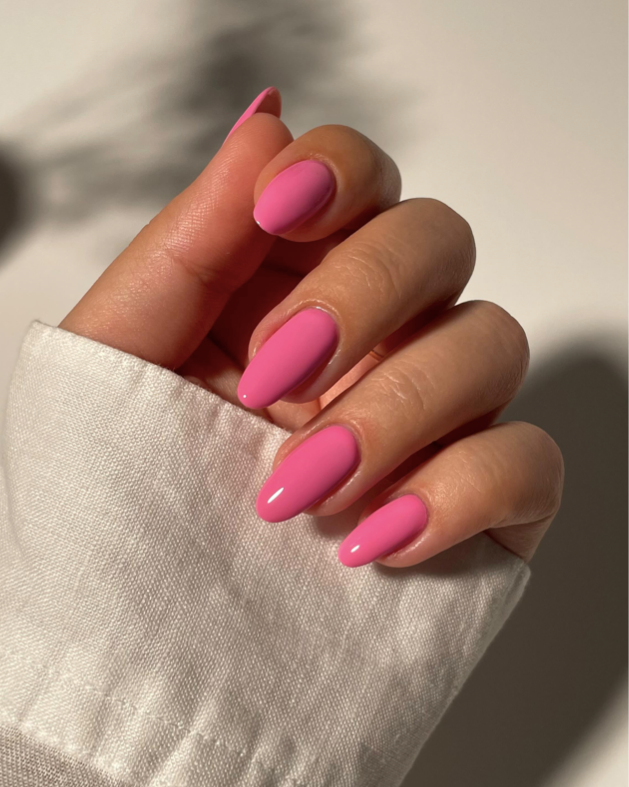 Pinkest of Pinks Spring nails