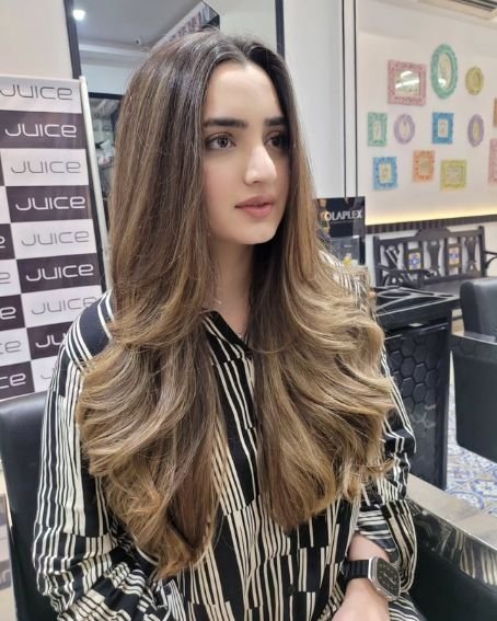 Rich Brown Butterfly Cut