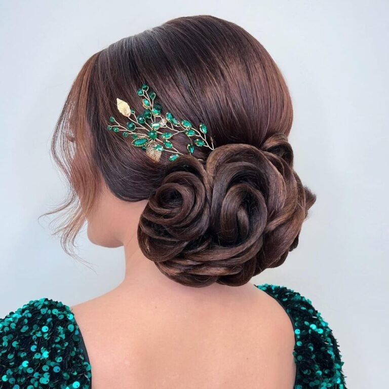 Sculpted Floral Bun