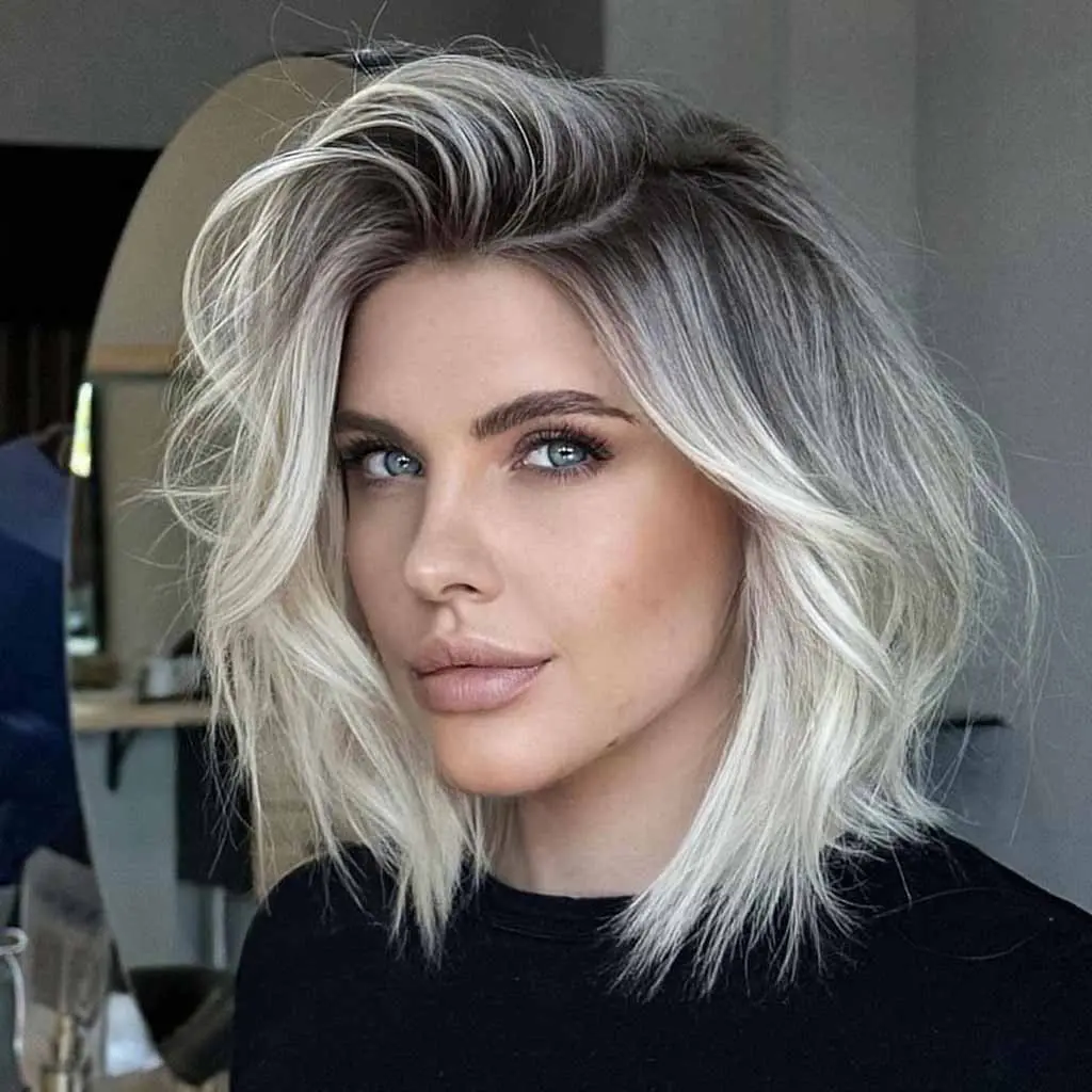 Shaggy Medium Length Hair