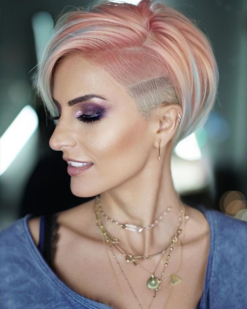 Short Hair with Shaved Sides