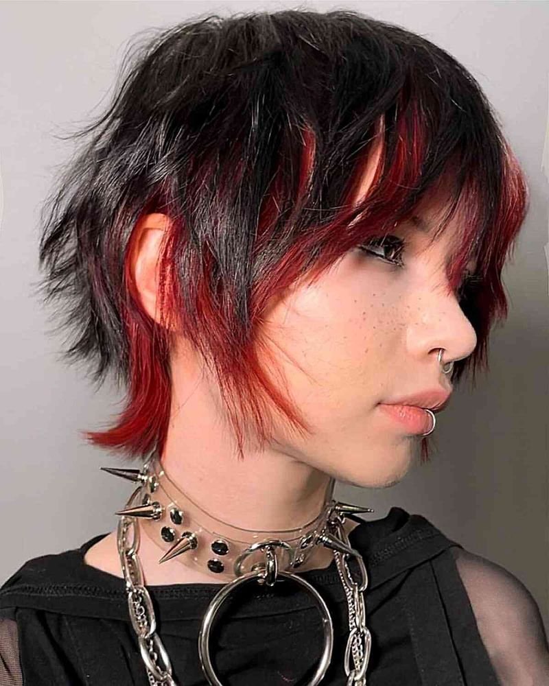 Short Hair with Underlights