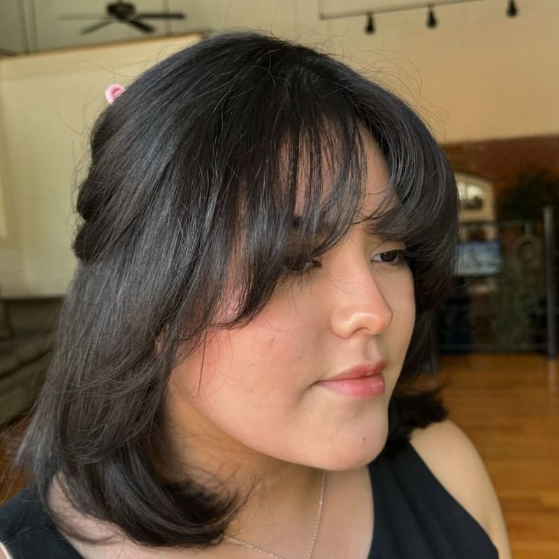 Short Hair with Wispy Bangs