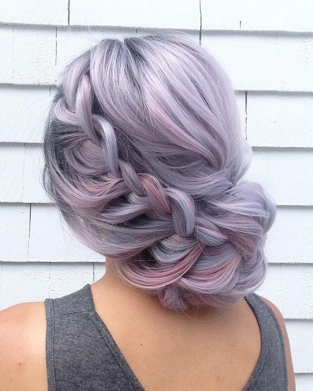 Side Braid into Bun