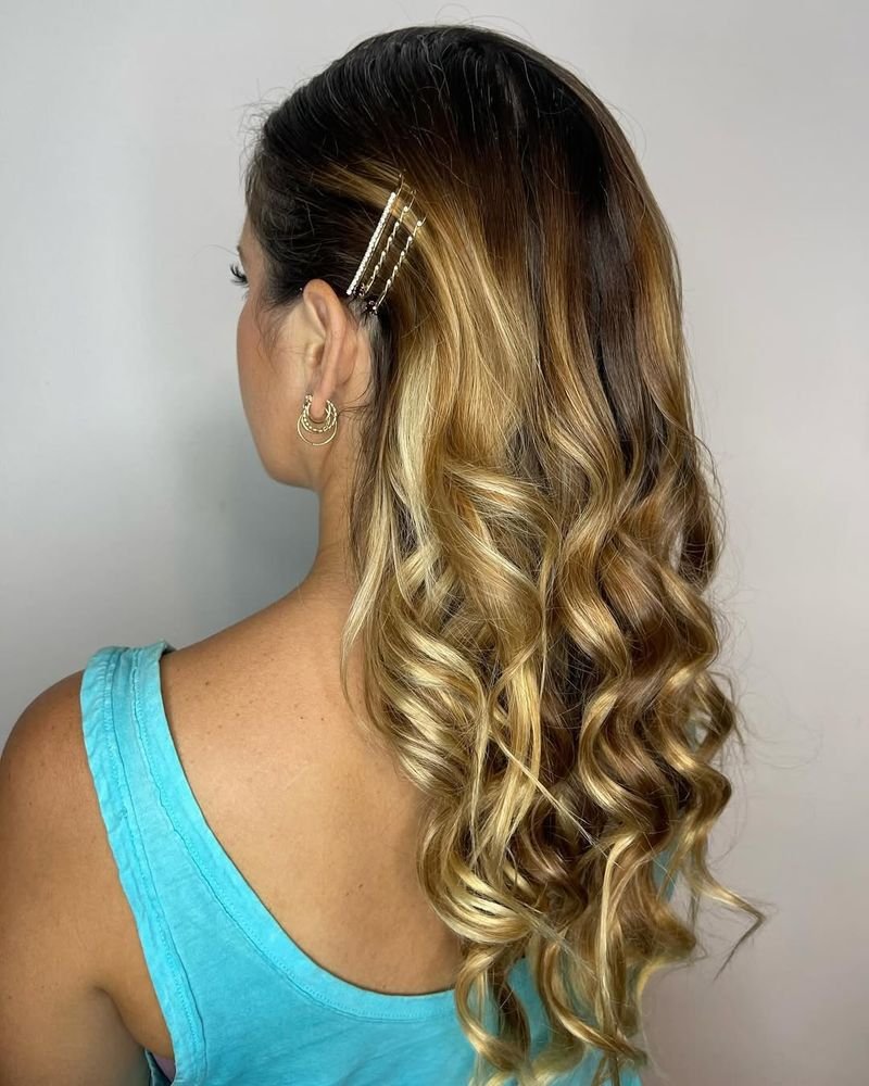 Side Swept Curls