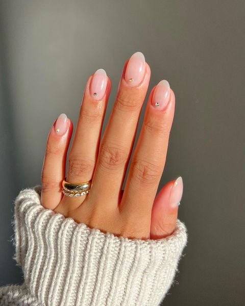 Simple Details Prom Nails