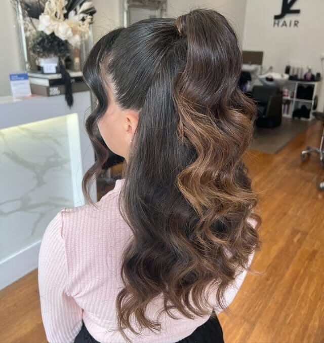 Sleek Half Up Ponytail