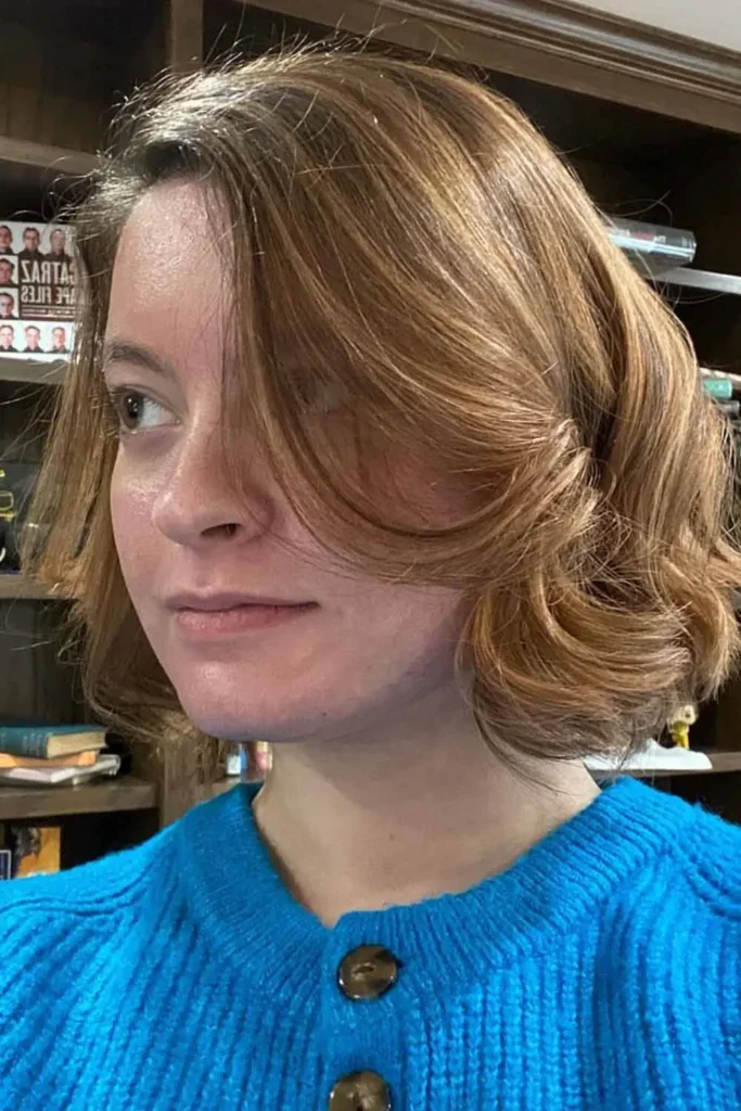 Soft Curled Bob Cut