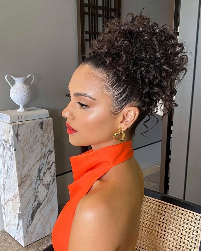 Sophisticated Updo with Curls