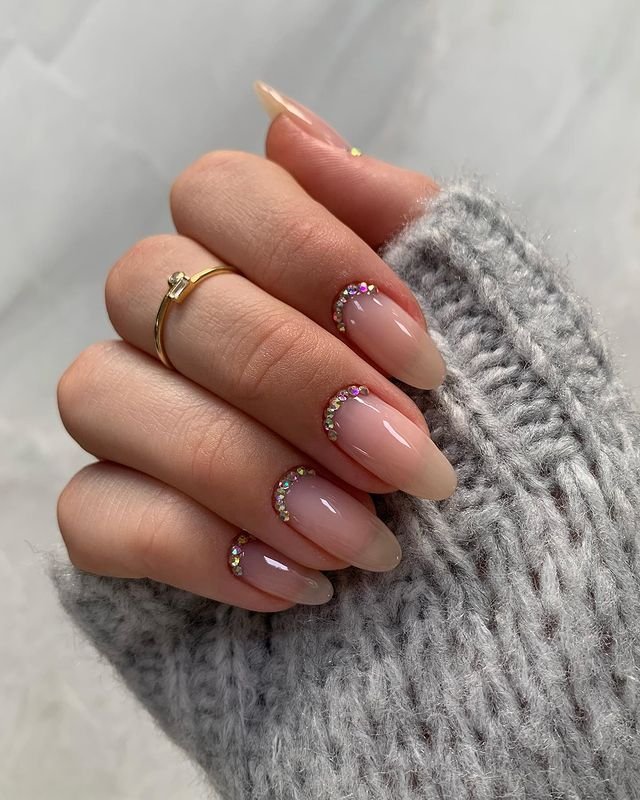 Sparkle Cuffs Prom nails