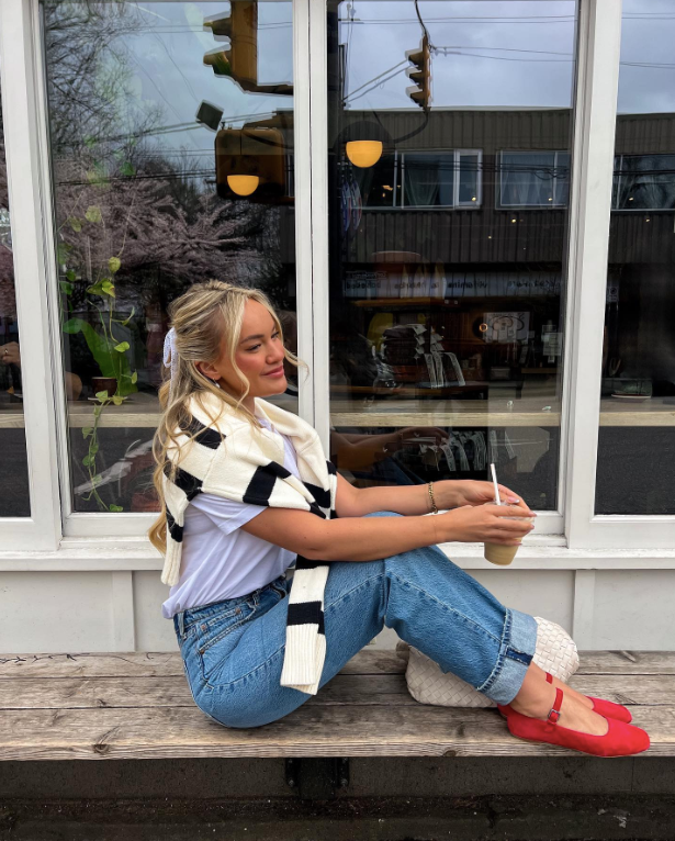 Stripes Bows Spring outfit
