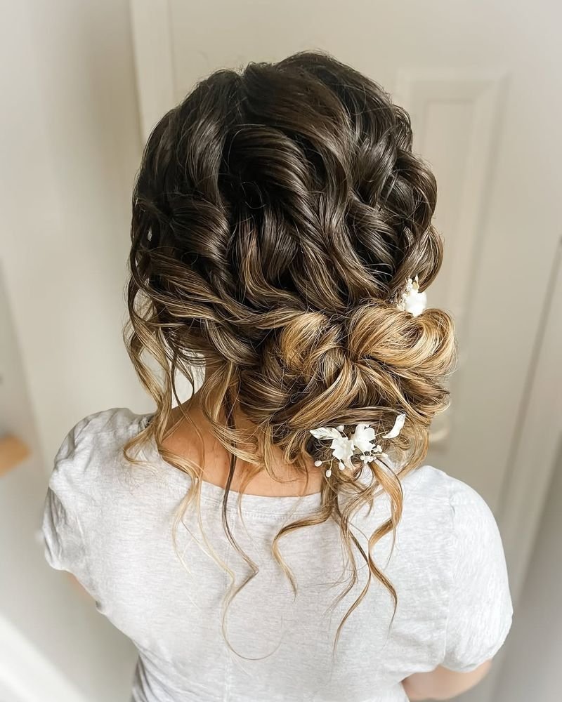 Textured Bohemian Updo