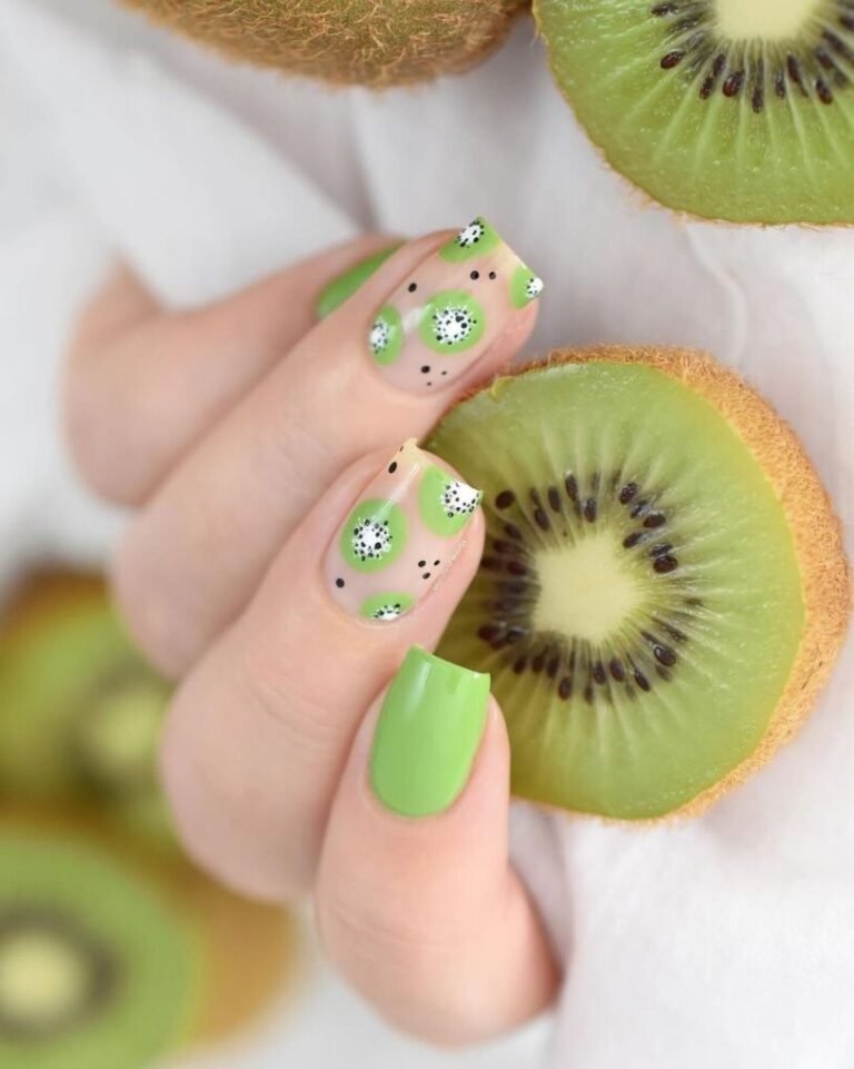 Tropical Fruit Fiesta Nails