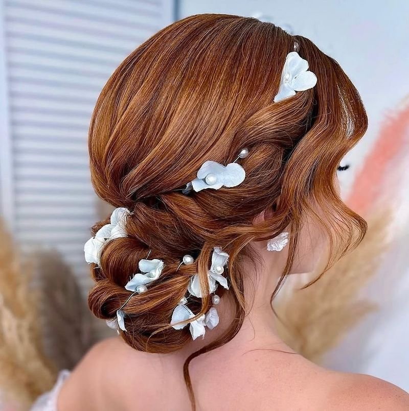 Twisted Floral Updo