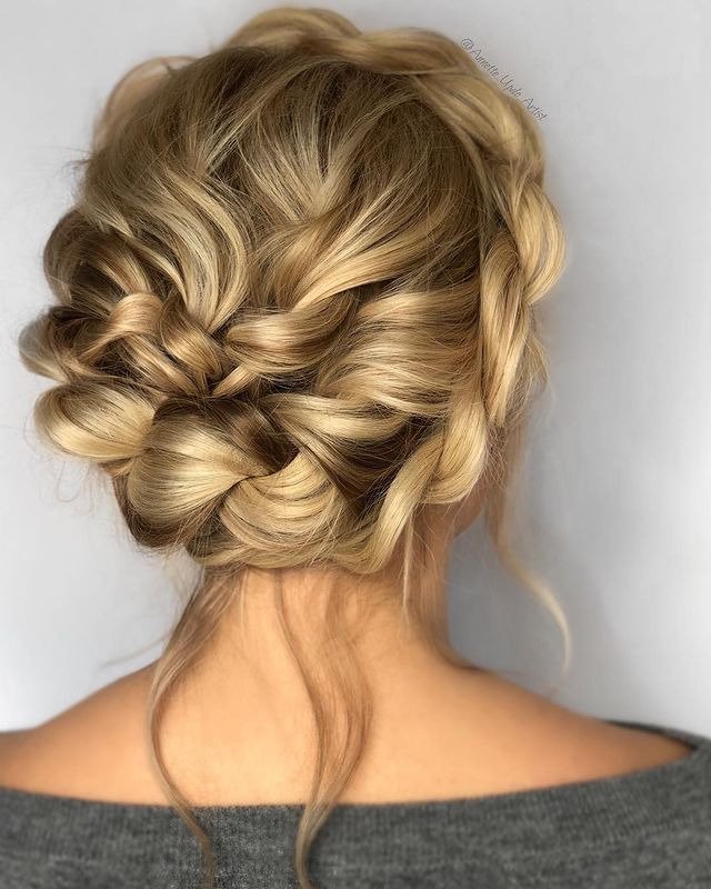 Twisted Halo Updo