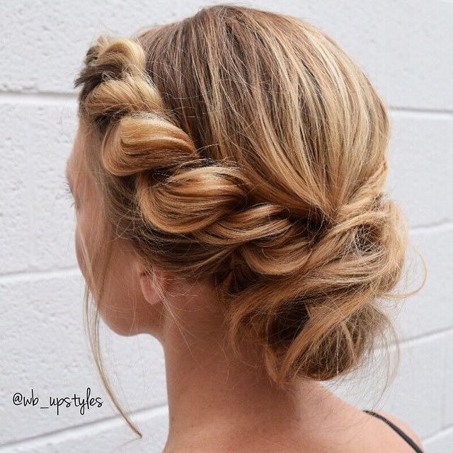 Twisted Rope Braid Updo
