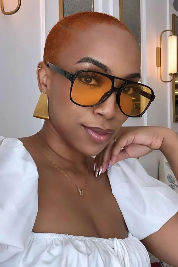 Vibrant Buzz Hair Cut