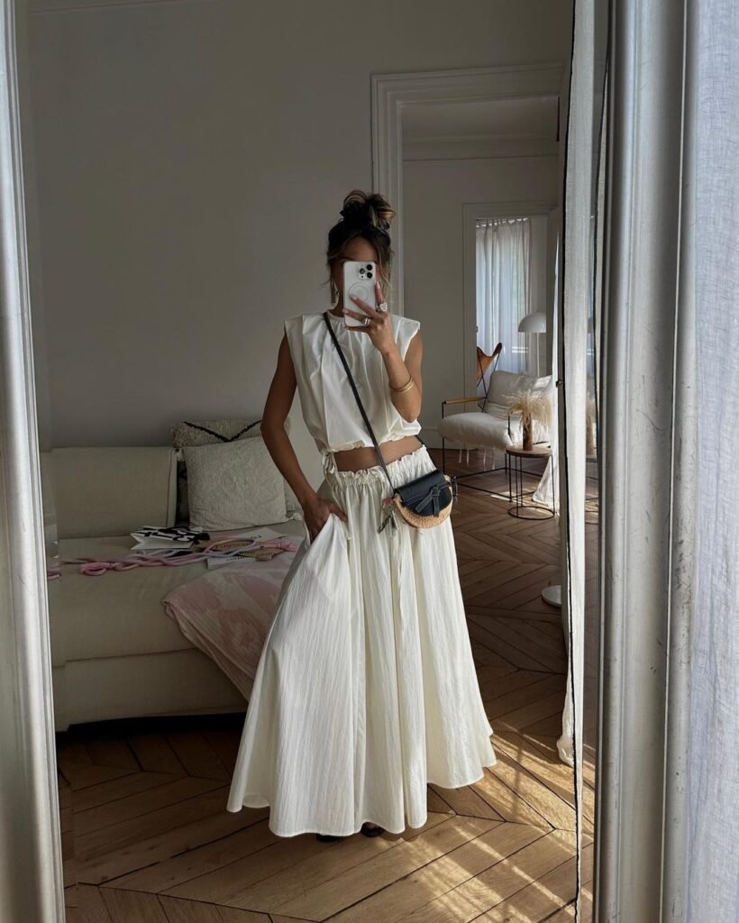 White Crop Top