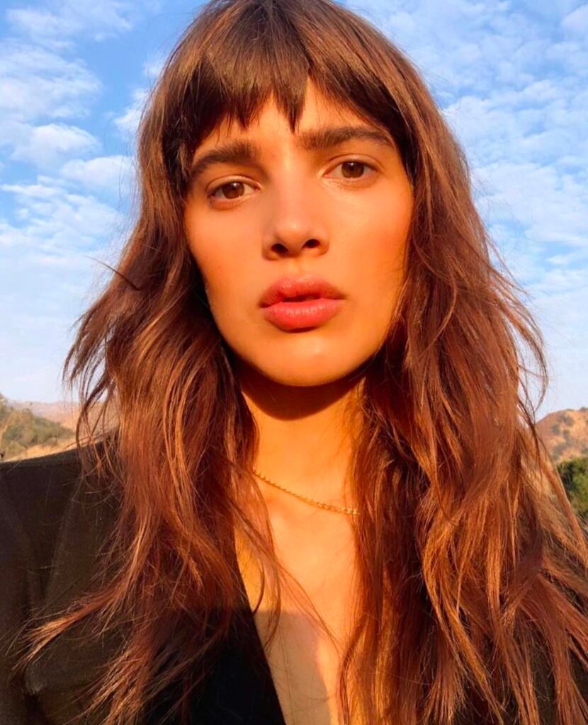 Choppy Bangs Hairstyle