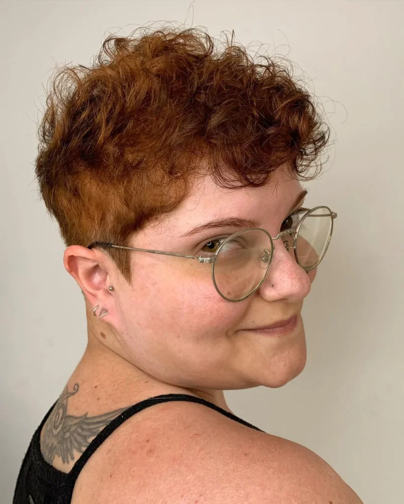 Easy Low Maintenance Pixie Cut For Round Face