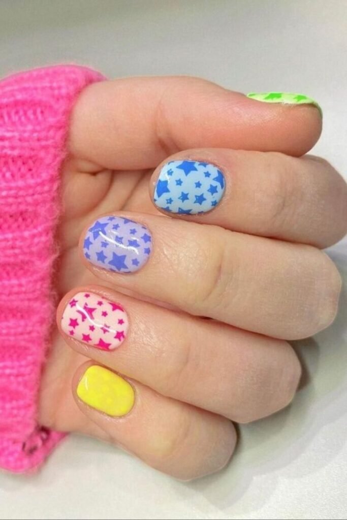 Galaxy Star Nails