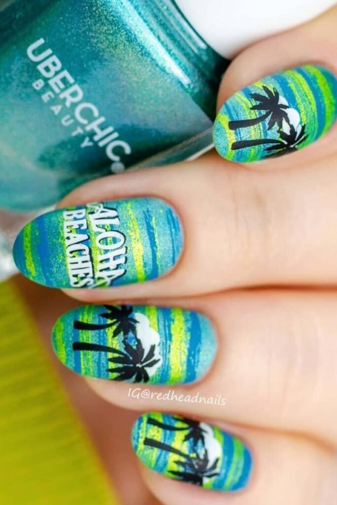 Hawaii Aloha Beach Nails