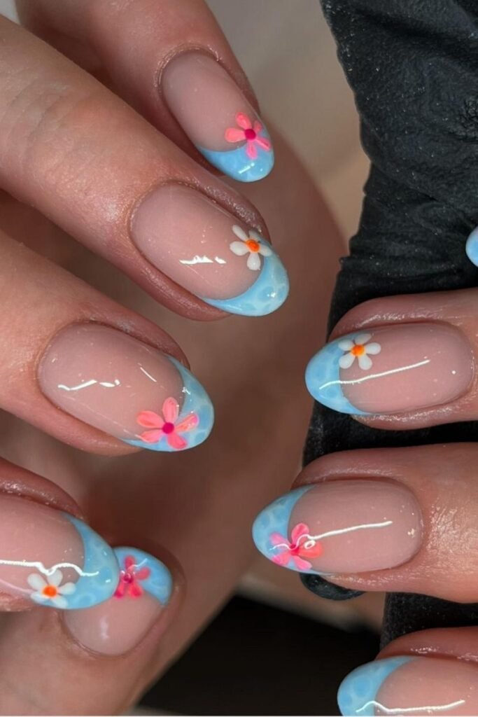 Hawaii Floral Nail Tips