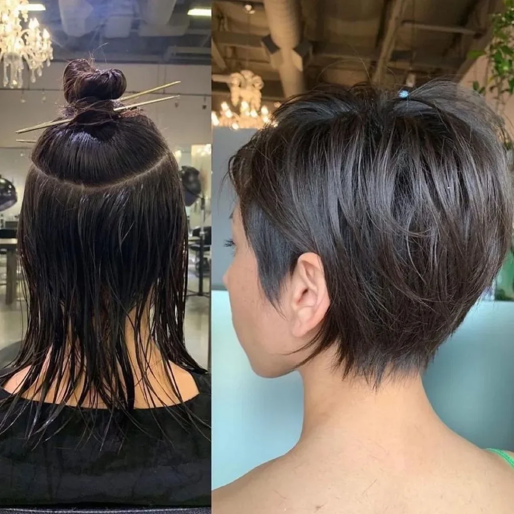 Low Maintenance Pixie Cut For Thin Hair
