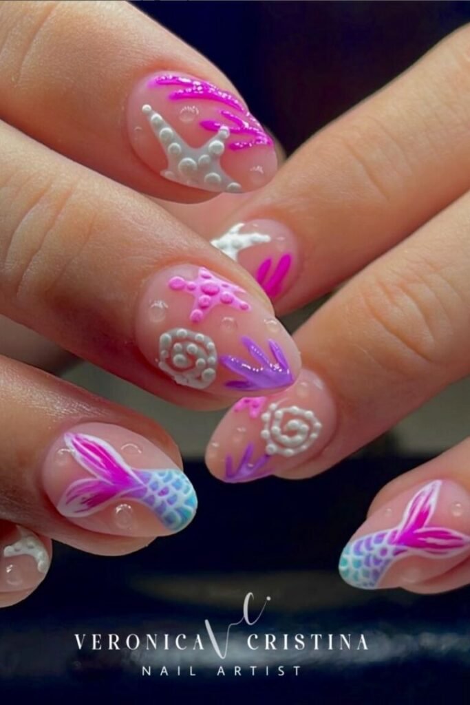 Mermaid Fantasy Nails