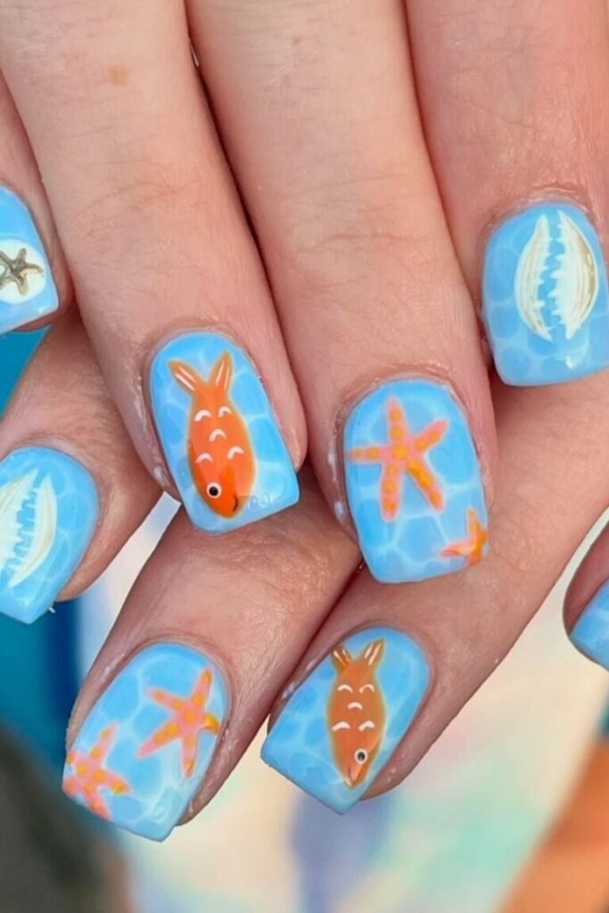 Playful Ocean Creatures