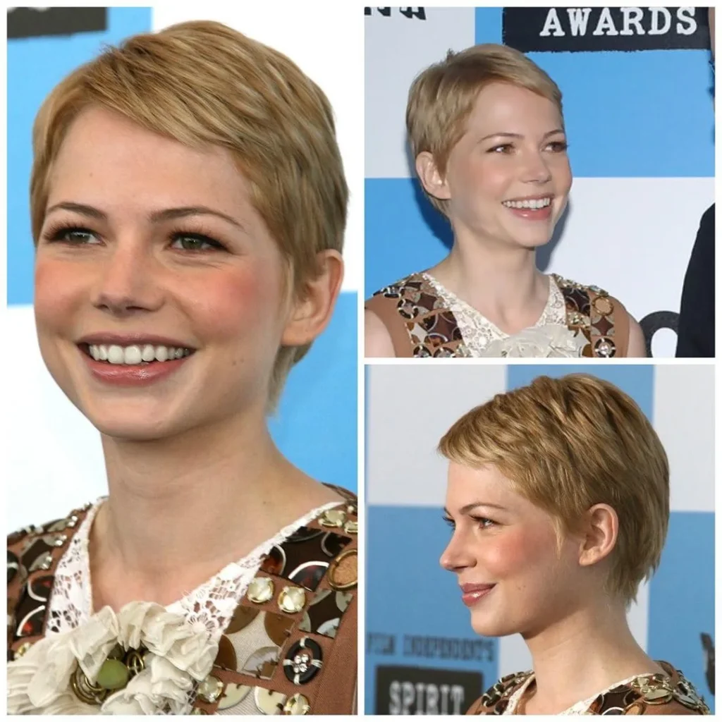 Short Pixie Cut For Round Face